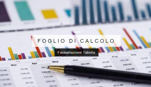 Foglio di Calcolo Formattazione Tabella