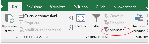 Microsoft Excel Filtro Automatico