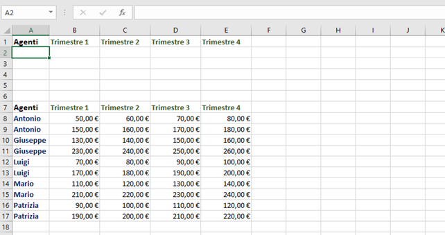 Criteri per i filtri avanzati su Excel